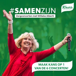 Geeft Willeke Alberti straks een #SAMENZIJN zorgconcert bij 1 van de locaties van LUCRUM voor uw bewoners en collega’s?